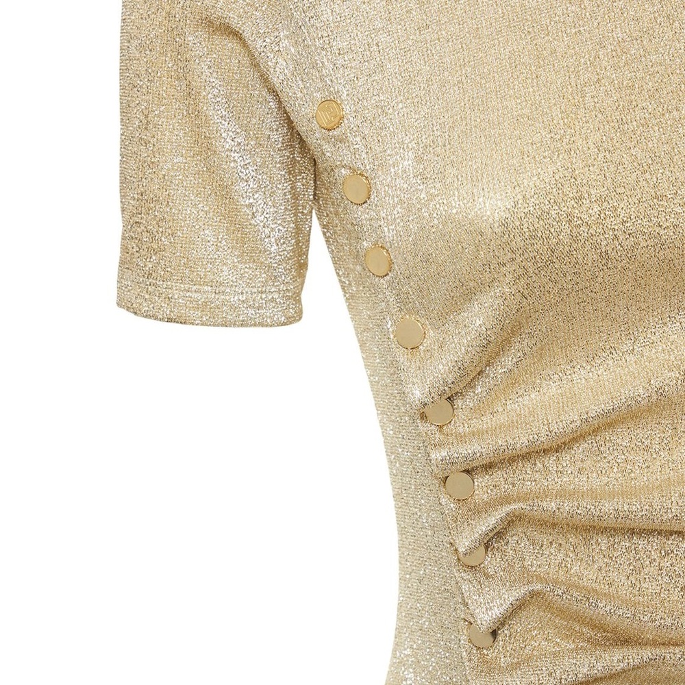 Paco Rabanne gold draped mini dress ✨🌟🏆 - Picture 3 of 11
